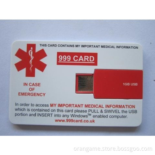 Promotional Gift USB Stick Credit Card with The Cheapest Price